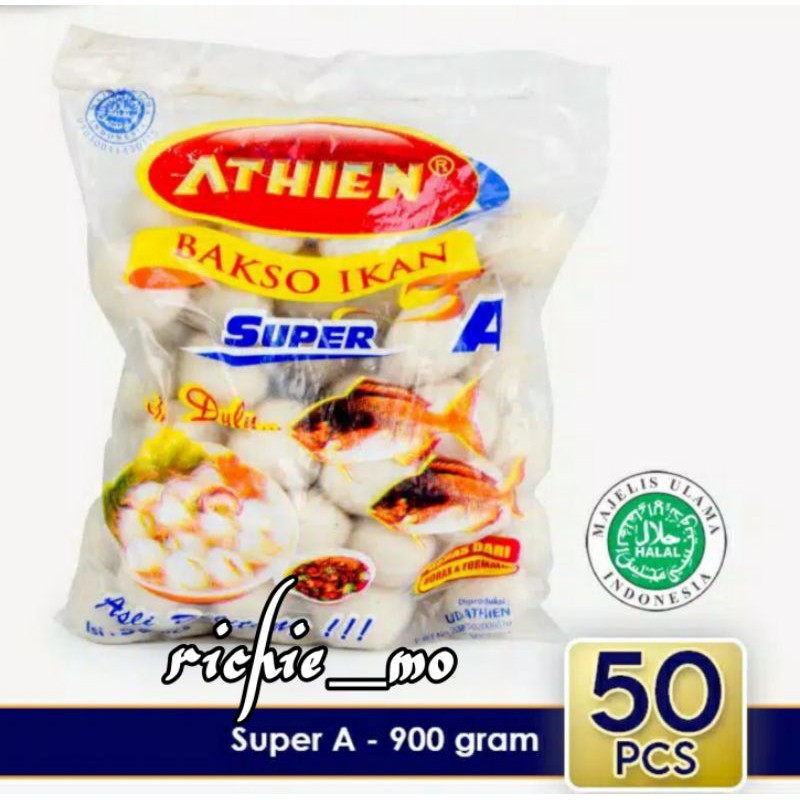 

Bakso Ikan Athien SUPER A isi 50 Pcs