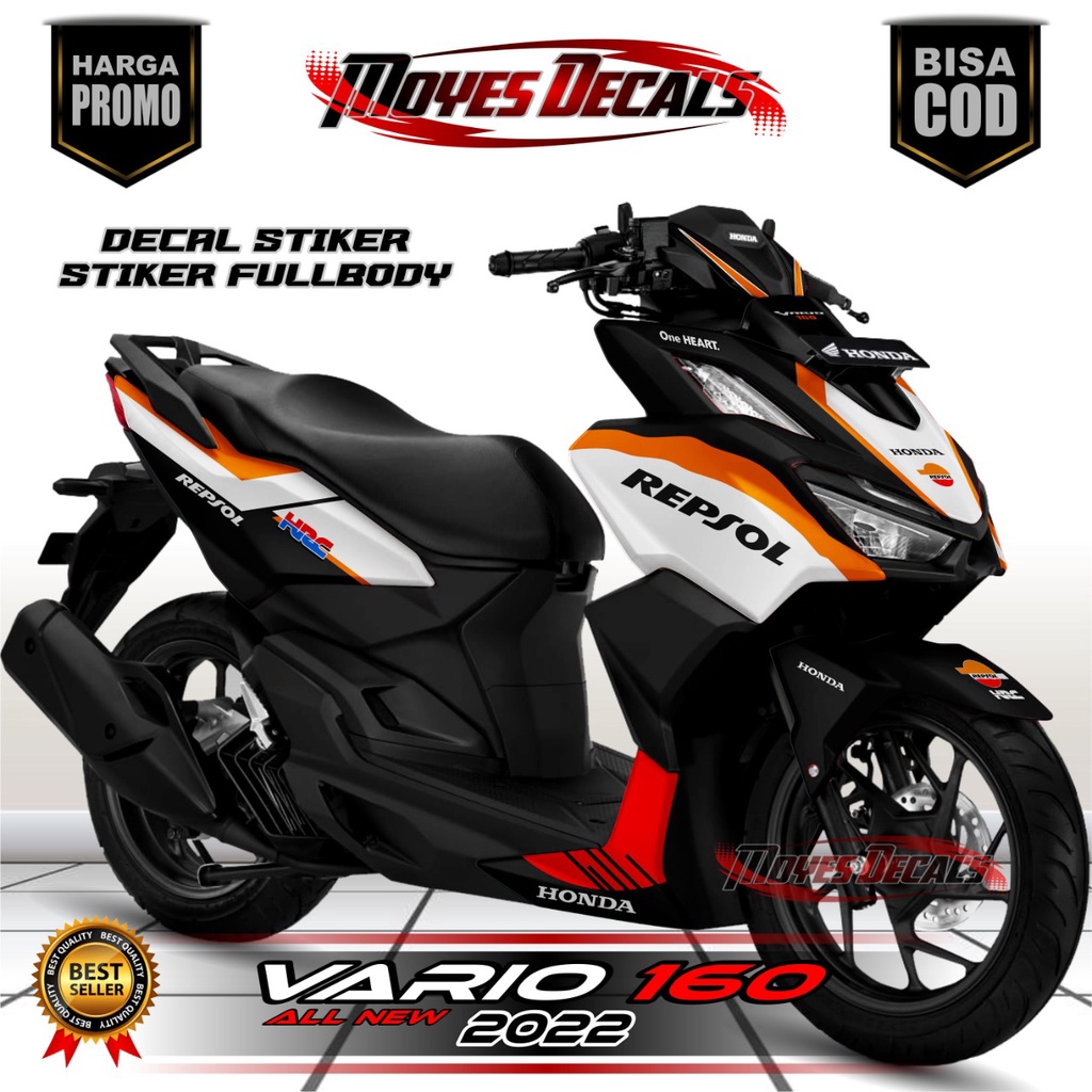 Stiker Vario 160 Decal All New Honda Vario 160 Decal Vareasi Fullbody Repsol