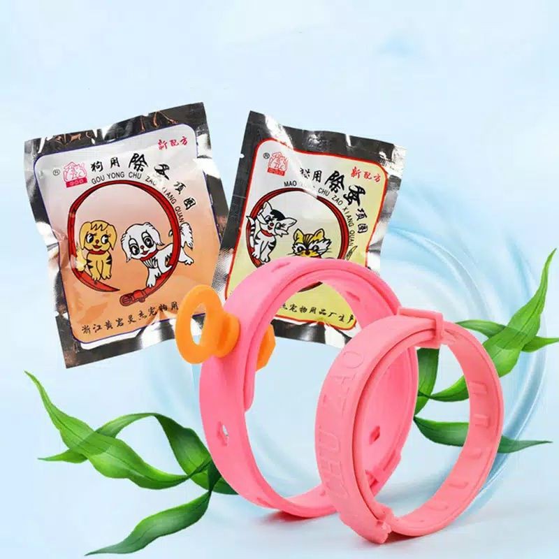 Kalung anti kutu dan nyamuk Kucing Anjing adjustable