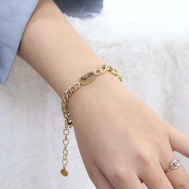 Perhiasan Gelang fashion Wanita Sisik Chanel