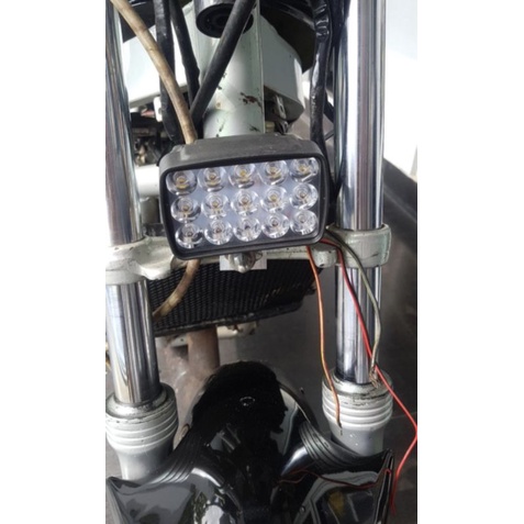 Lampu tembak sorot led cwl cree 15 mata super terang 1000LM motor mobil UTV ATV skuter