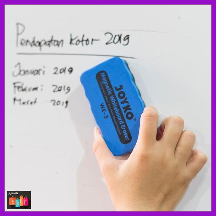 

Silutala- Whiteboard Eraser Penghapus Papan Tulis Putih Joyko We-3 Magnet -Ori.