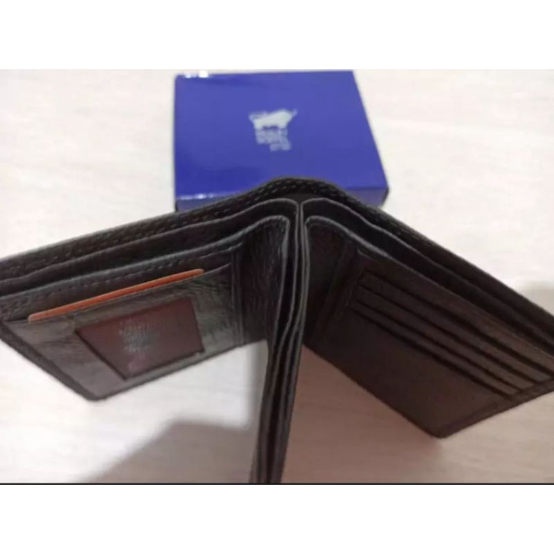 dompet kulit braun buffel - dompet kulit pria asli model 3 dimensi - fashion pria - bisa COD