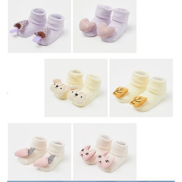 B54 Kaos kaki bayi / kaos kaki boneka anak import pendek