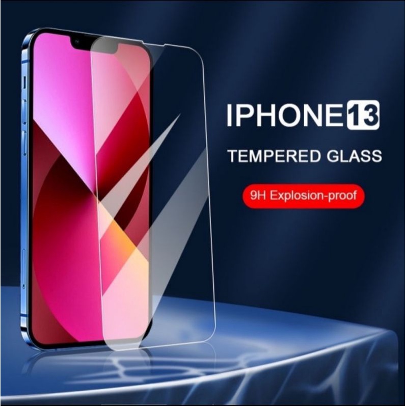 Iphone 13 13 Mini 13 Pro 13 Pro Max tempered glass anti gores kaca bening