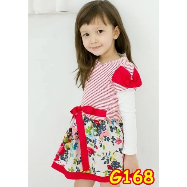 DRESS LENGAN PANJANG / DRESS ANAK PEREMPUAN LENGAN PANJANG G168