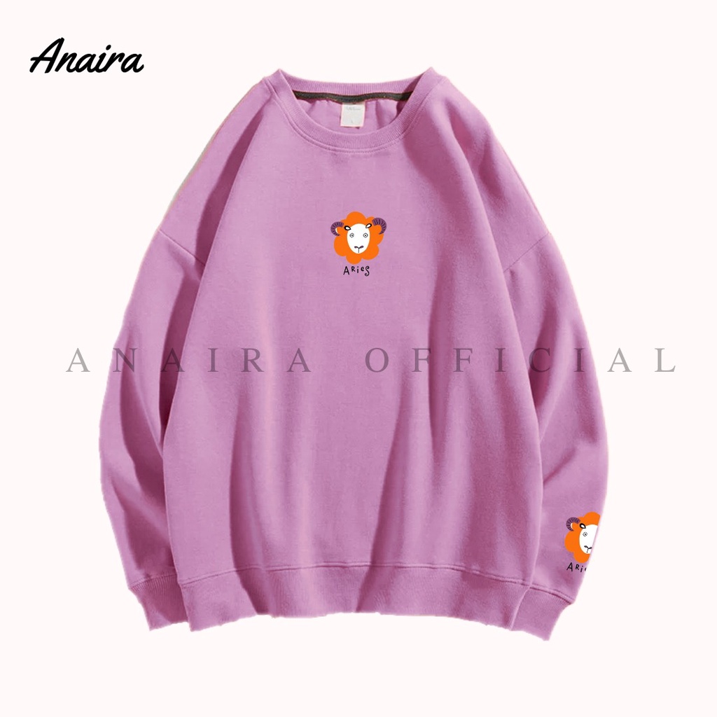 ARIES SWEATER CREWNECK WANITA ANAIRAOFFICIAL