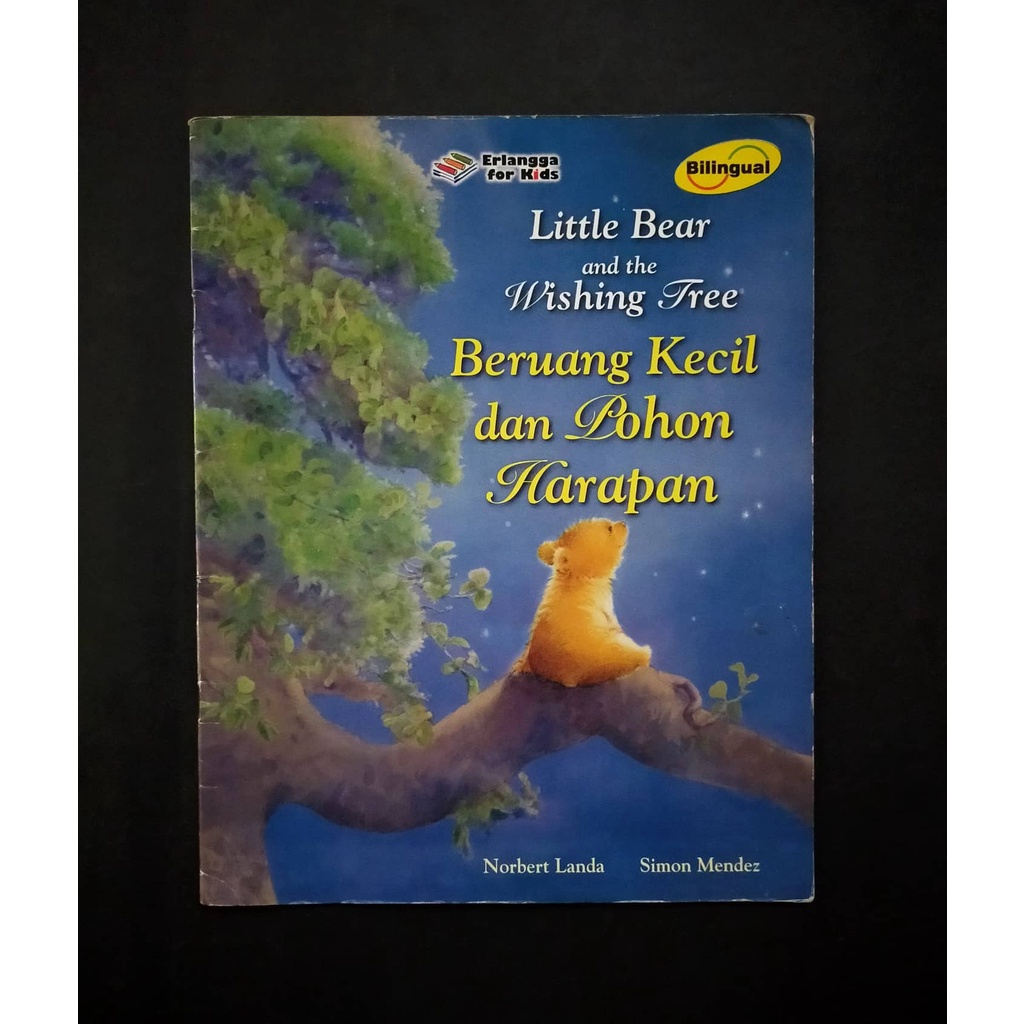 Buku Anak Erlangga For Kids Bilingual Beruang Kecil dan Pohon Harapan