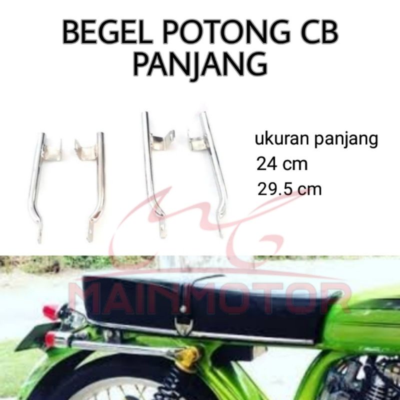 BEGEL CB PANJANG CHROME 1 SET