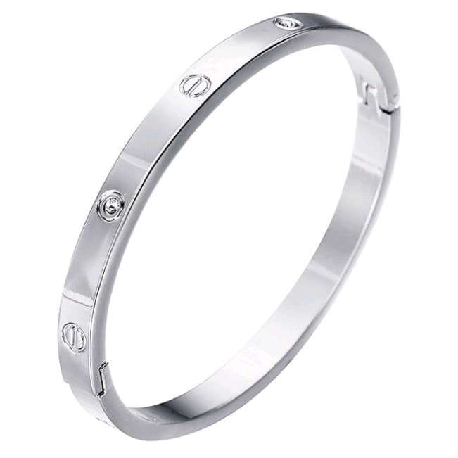 gelang tangan titanium energi magnetik om mani padme hum untuk wanita