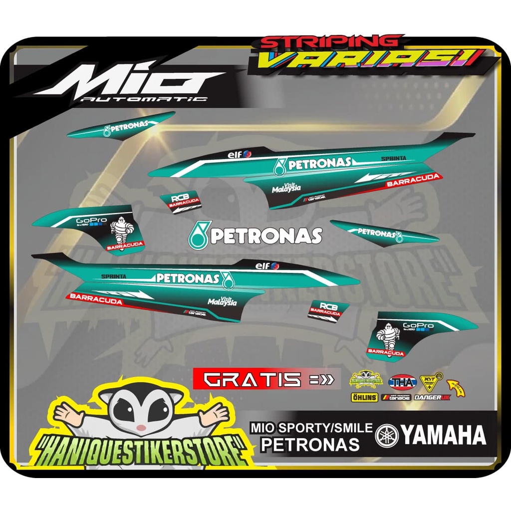 Striping Variasi Mio Sporty/Smile Motif Petronas