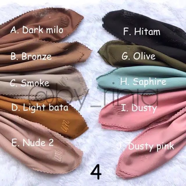 HIJAB SEGIEMPAT LASERCUT VOAL MIRACLE UMAMA-5