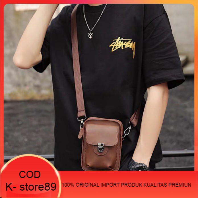 Tas Selempang Pria Kulit Tas Slempang Kecil Tas Pr Sling Bag Terbaru Premium Terlaris Simple Big Siz