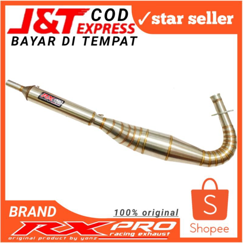 PROMO Knalpot racing rx king tipe kolong pyton stainles RXpro