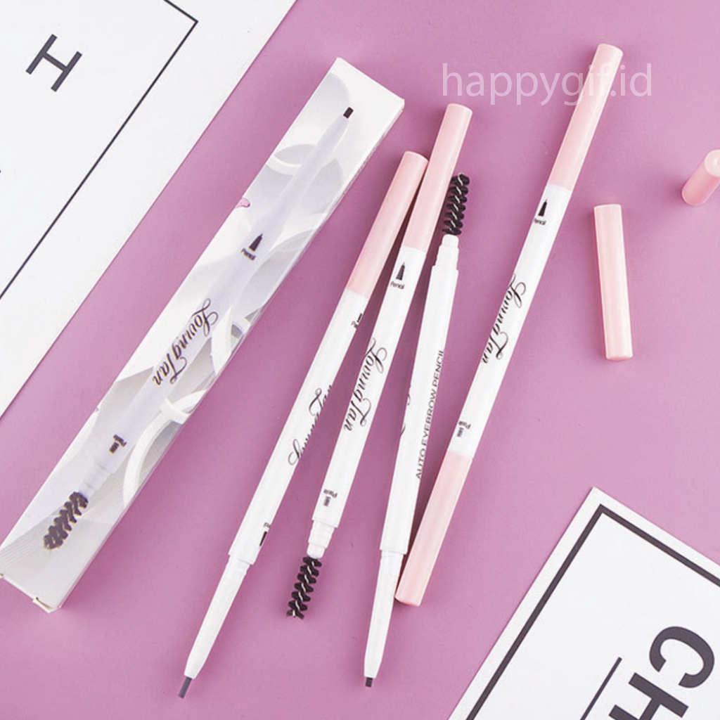 DNM Pensil Alis Original 1,5mm Eyebrow Kepala Ganda 6 Warna LA052