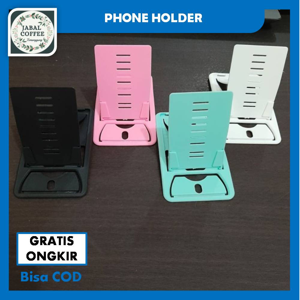 Card Holder Handphone / Dudukan HP Lipat / Stand Card Phone Holder / Stand HP Kartu J112