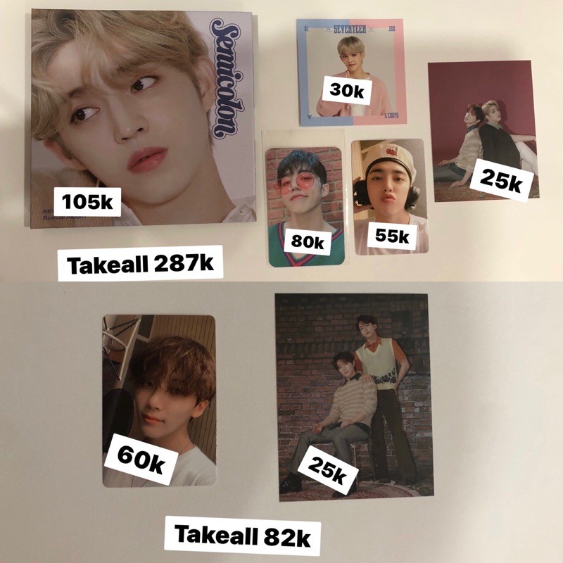 SCOUPS JEONGHAN SEMICOLON DIGIPACK carat gen 3 pc otp dino mecima benefit