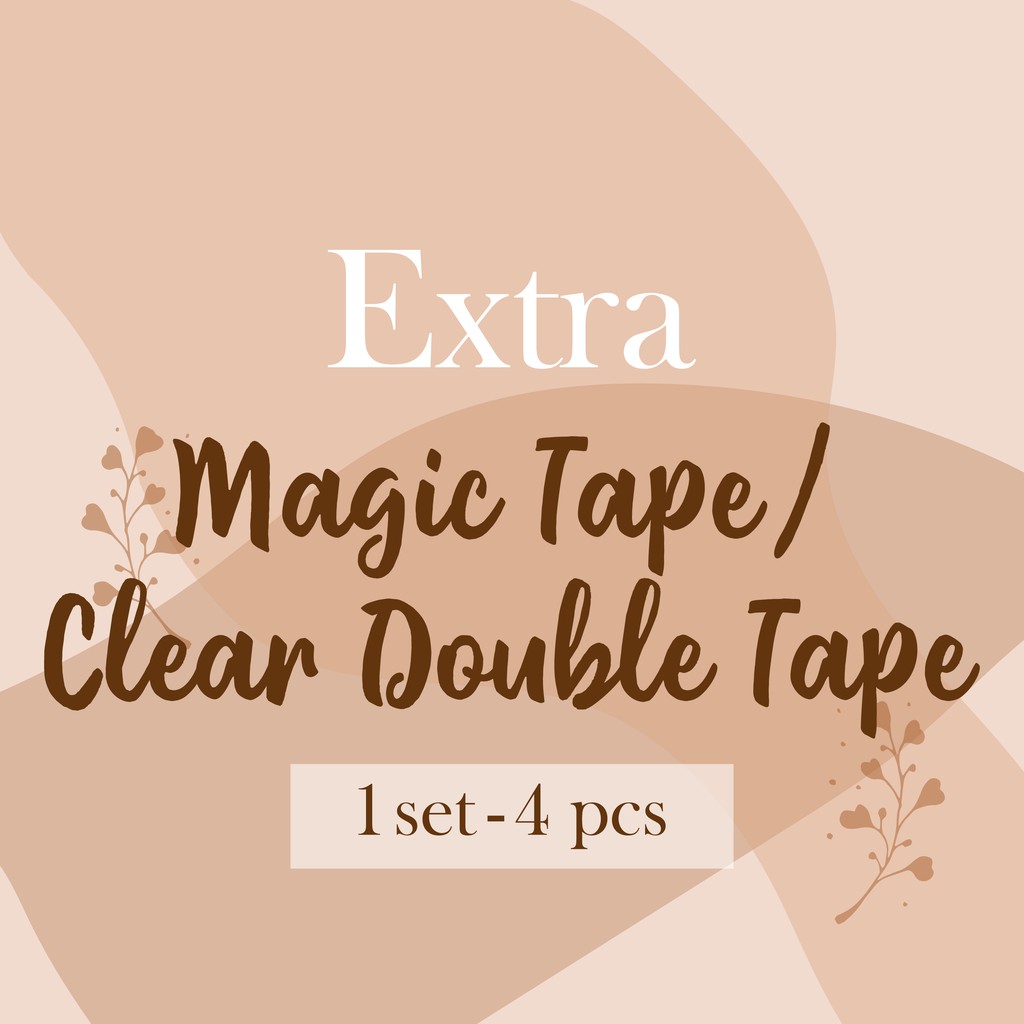 

Extra Clear Double Tape