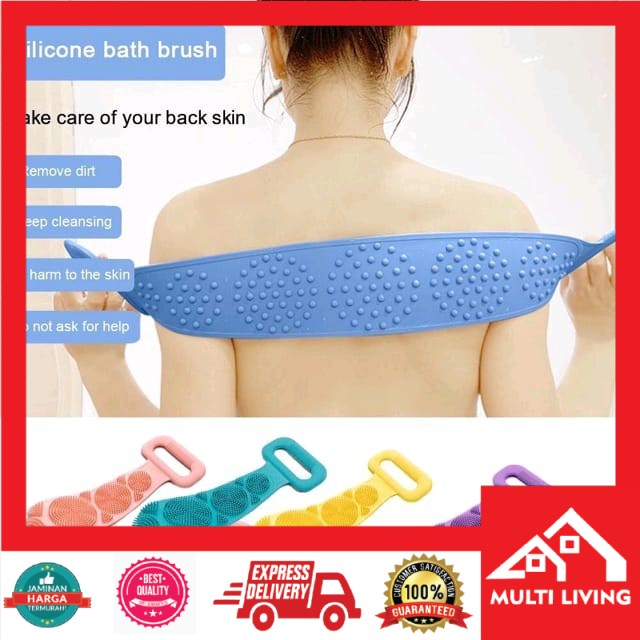 Alat penggosok punggung - pembersih punggung - silicone bath - alat mandi - penggosok punggung