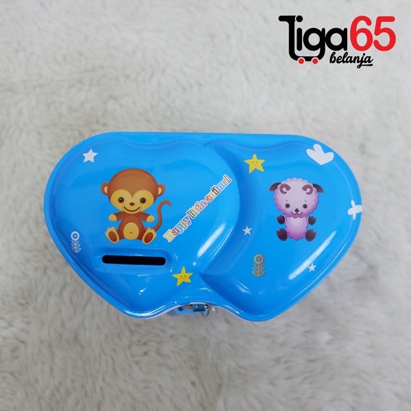 365 COIN BANK #40962 Celengan Gembok / Buka Tutup Karakter Fancy