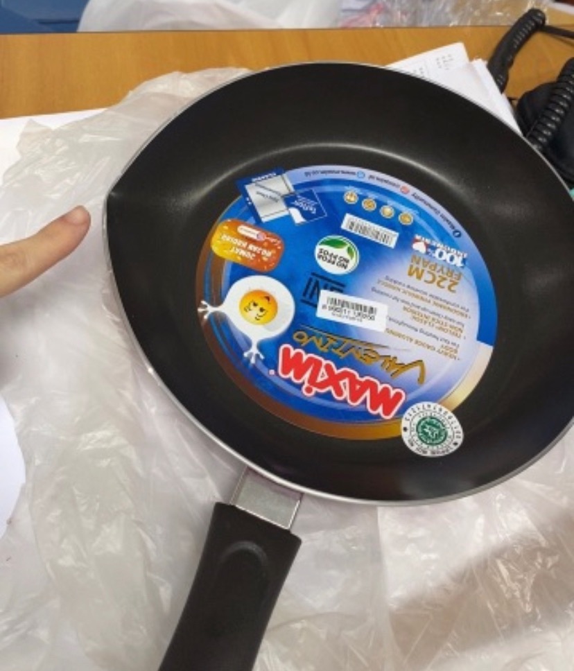 Maxim Valentino Wajan Teflon Anti Lengket 22cm Frypan
