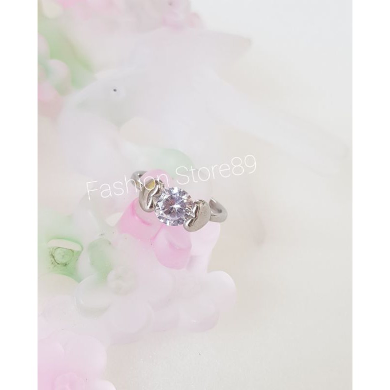 new cincin Love Titanium gold impor Fashion cincin emas titanium Antikarat selamanya CL01