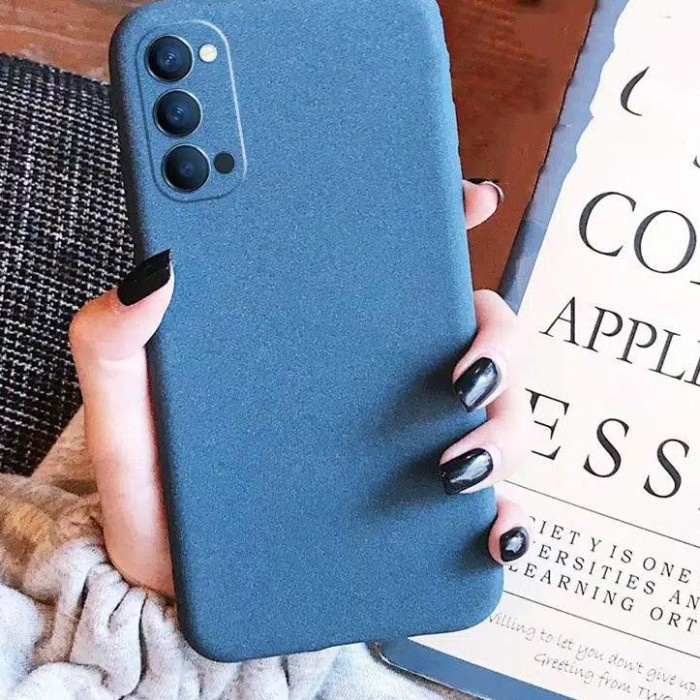 Soft Case Oppo Reno 5  Reno 6 4G Reno 6 5G Reno 6 Pro Slim Matte Silicon Sandstone