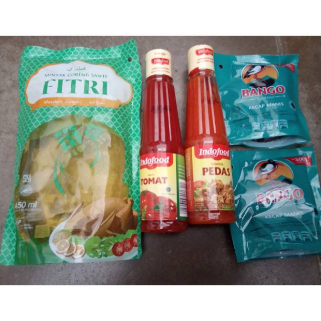 

Paket C : bahan baku memasak di dapur