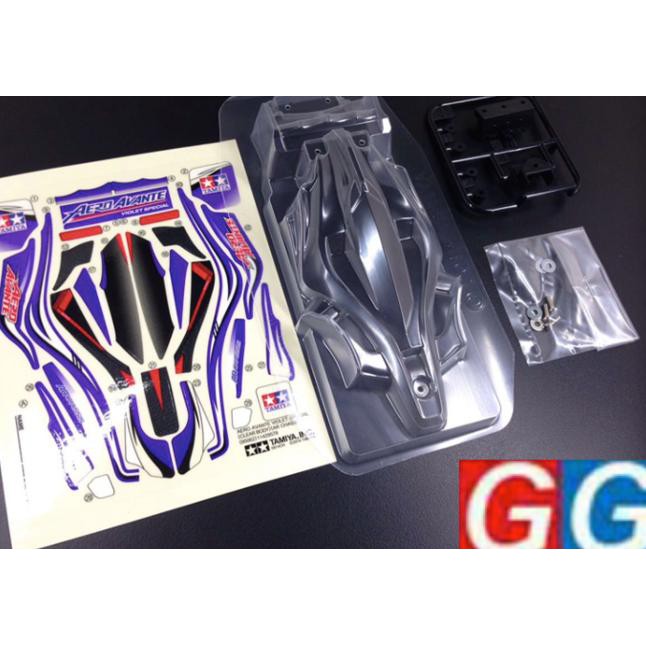 TAMIYA AERO AVANTE CLEAR VIOLET POLYCARBONATE BODY