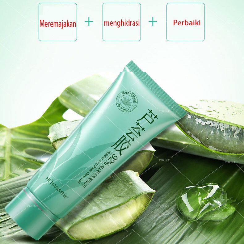 Gel Lidah Buaya Hidrasi Wajah Hidrasi Seluruh Tubuh Pemutih Kulit Peremajaan Kulit 60g