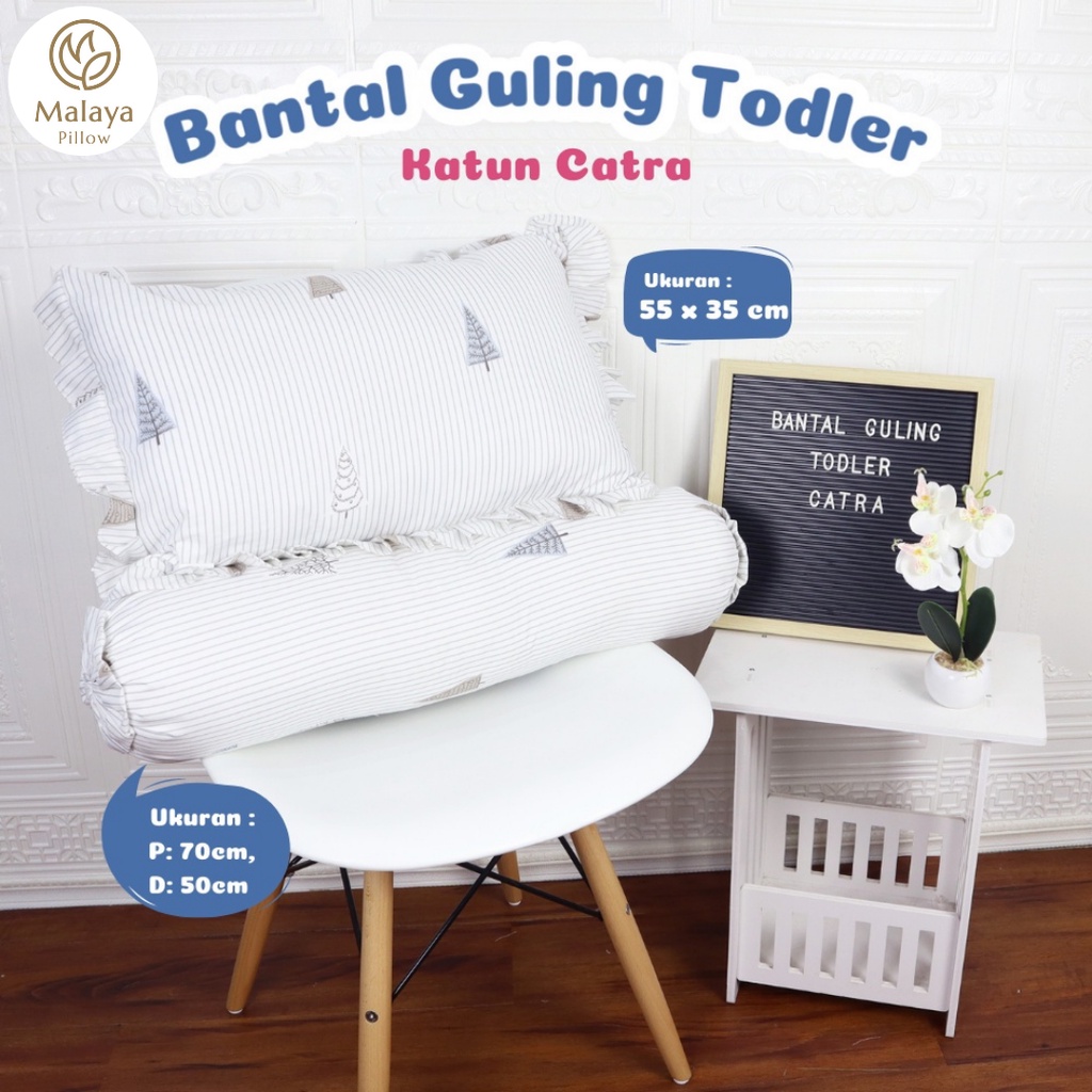Malaya Baby l Bantal Dan Guling Balita Toddler | Katun Korea