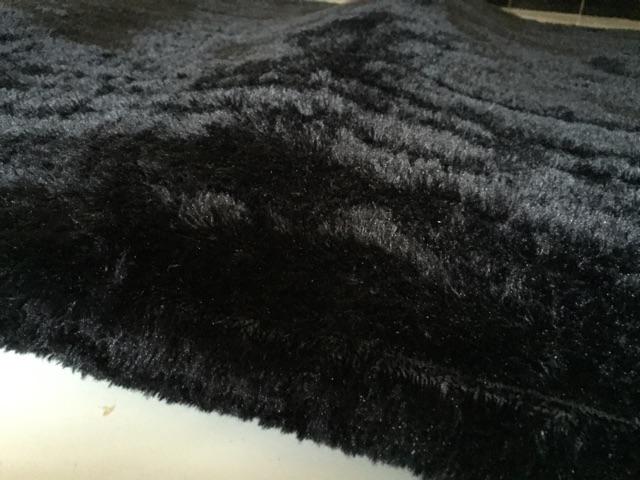 [lantai]karpet Bulu Rasfur 200 X 150 Tebel 4cm Anti Slip Isi Busa Empuk Anti Rontok