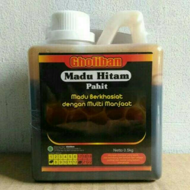

Madu HITAM PAHIT Gholiban 500 Gram