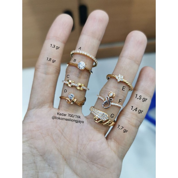 Cin-cin Emas Kadar 700/16k