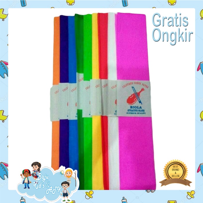 

Senikertas- Kertas Krep Biola -Kertas-Seni.