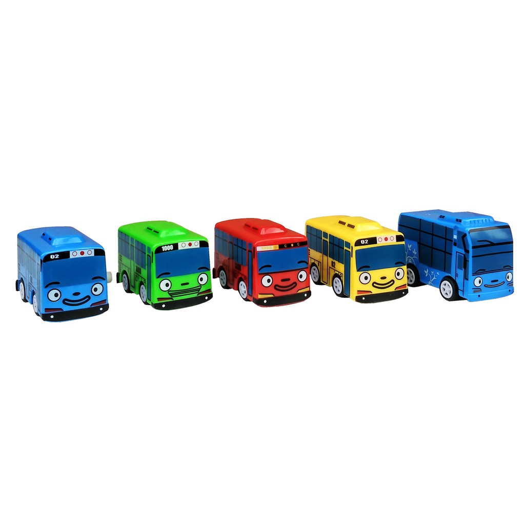 Mainan Anak The Little Bus Tayoo - Mainan Bus Tayoo  SET ( 5 PCS)