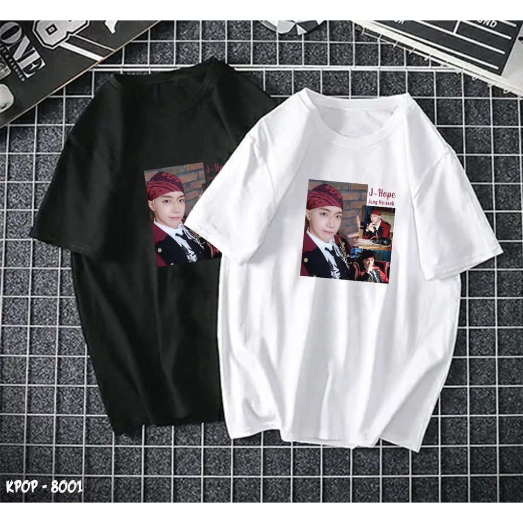 T-SHIRT / KAOS KPOP BTS / PERSONIL J-HOPE / REAL PICTURE / COMBED 30S