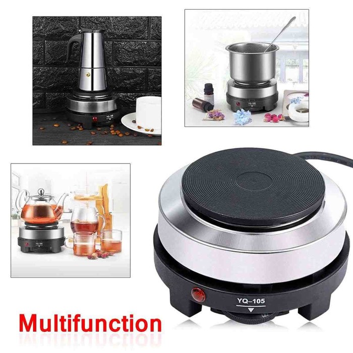 Mini Kompor Listrik 500w Coffee stove kompor travelling serbaguna 105