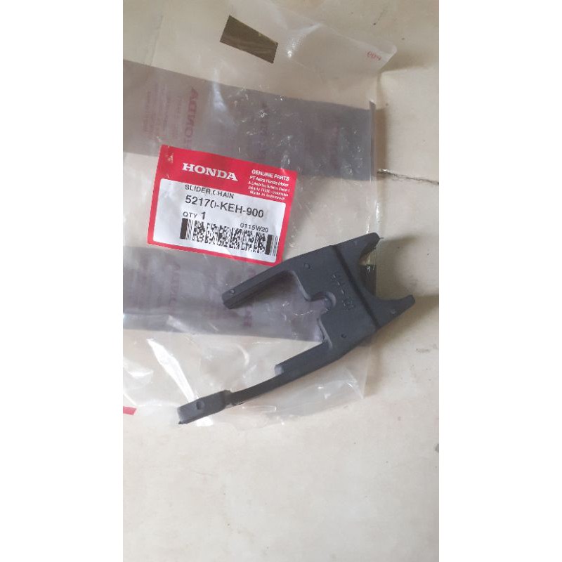 karet tahanan rantai atau slider chain gl max pro.mega pro.original ahm. 52170KEH900