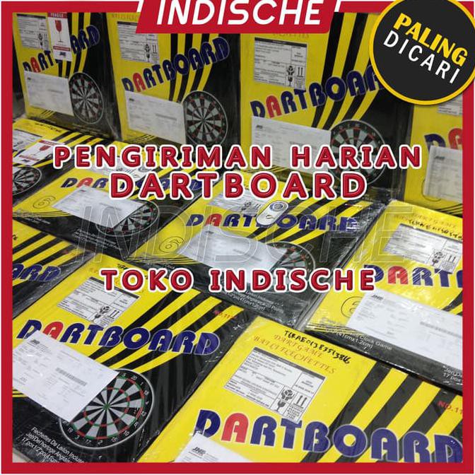 IBARUl DART BOARD / DART GAME / PAPAN DART / PAPAN LEMPAR BUSUR ASLI / PAPAN PANAHAN / 43 CM