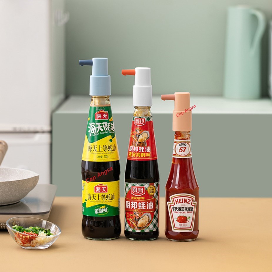 SAUCE PUMP HEAD PENCETAN KEPALA POMPA BOTOL TEKAN OYSTER SOUCE TUTUP SAUS TIRAM KECAP SYRUP SIRUP PRESS