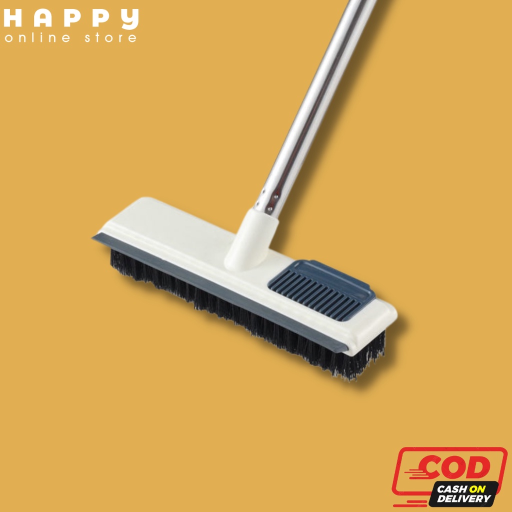 Sikat Lantai Dorong Dengan Serokan Air 2 in 1