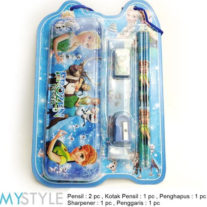 

33$ PAKET ALAT TULIS KOTAK PENSIL SET 5 IN 1 KARAKTER PENSIL SET LOL CARS 33$