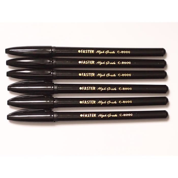 

Faster Ballpoint/ Pulpen C8000, 0.7mm- Black