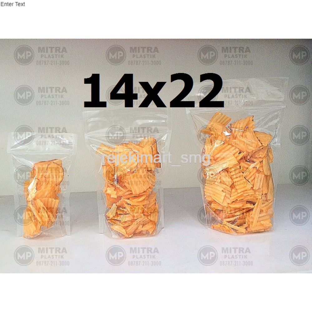 

ADA PROMO!!! Packaging (Uk.14 x 22) - Standing Pouch Bening Seal Lebar - 1 Pack isi 50 lbr