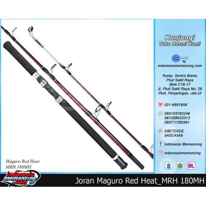 Joran Laut Maguro Red Heat Panjang 180Mh
