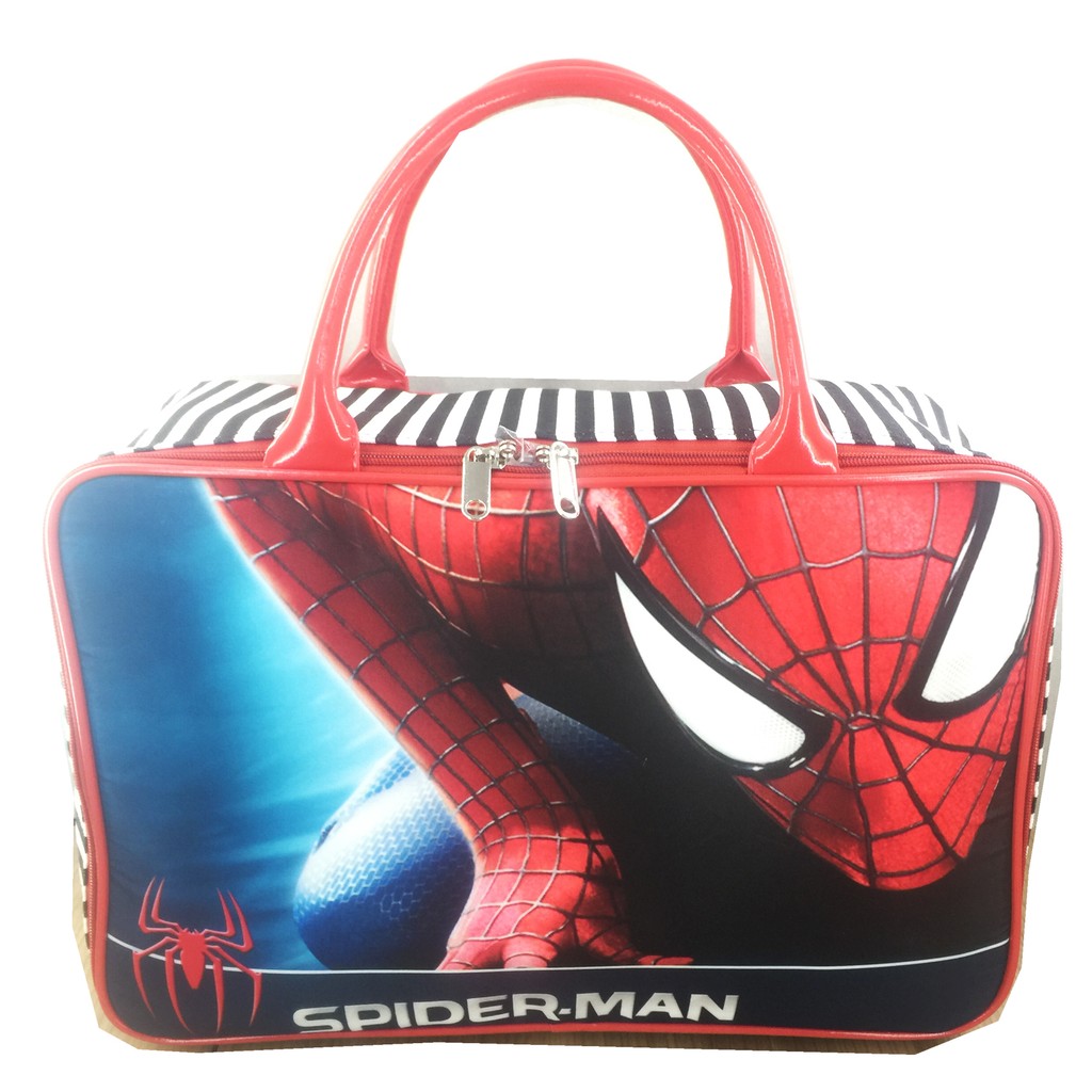 PROMO TERMURAH + FREE ONGKIR !!! Tas Travel Kanvas Spidey Manusia laba laba Jumbo