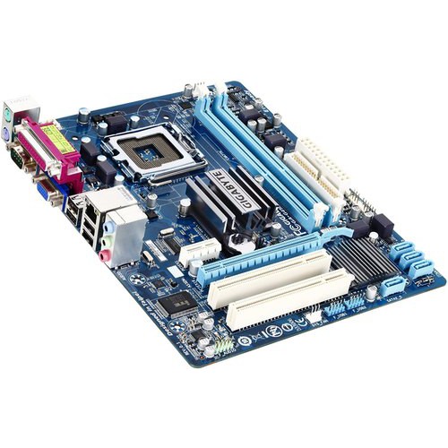 MOTHERBOARD LGA 775 G41 DDR3 GIGABYTE LIKE NEW LENGKAP BACK PANEL