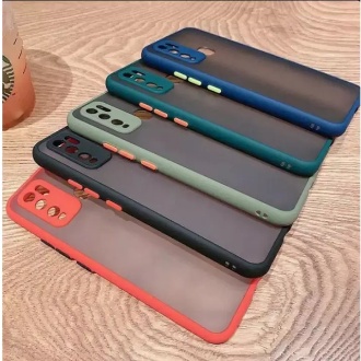 Casing Xiaomi Redmi Poco X3 Dove Matte Transparan Slim Fuze Macaron My Choice Case