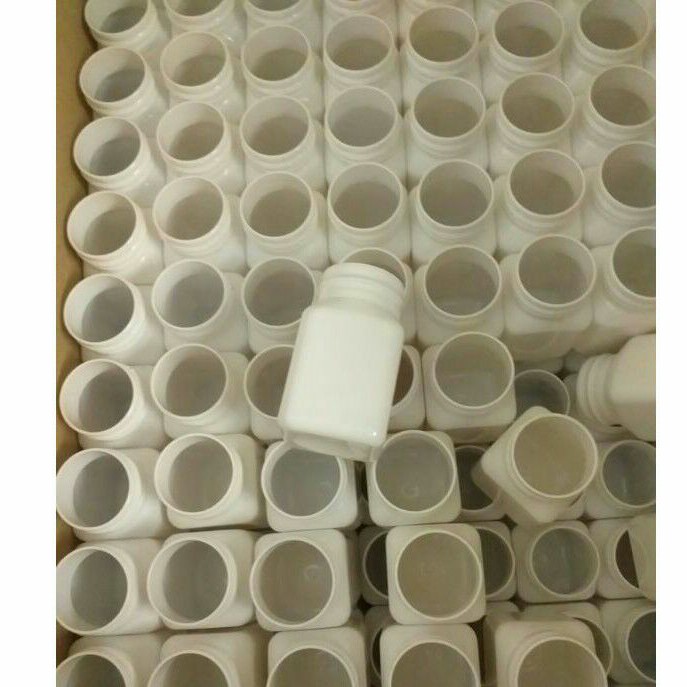 botol kapsul kotak 30 ml tutup segel